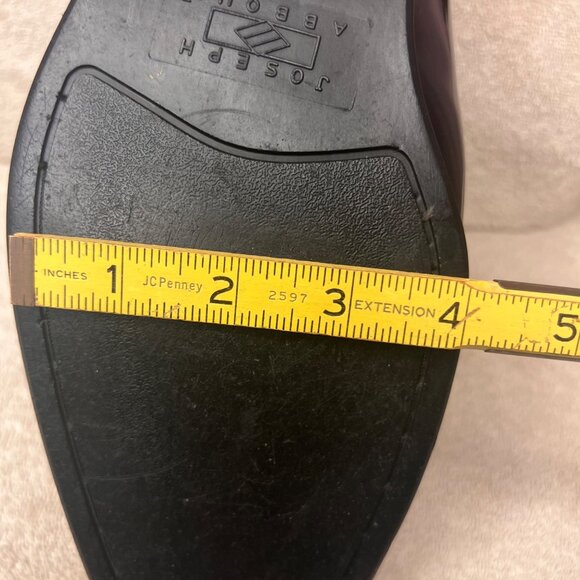 Mens Black Patent Leather Oxford Tuxedo Dress Shoes By Joseph Abboud 12W Wedding - Picture 16 of 16